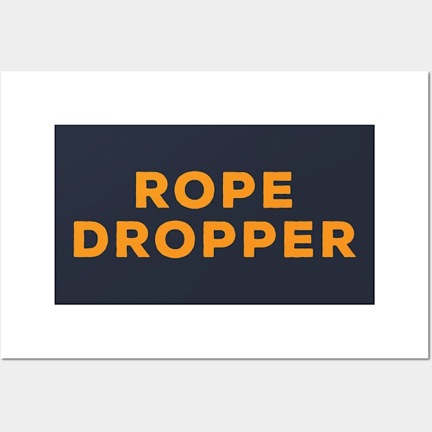 Rope Dropper Wall Art by GoAwayGreen